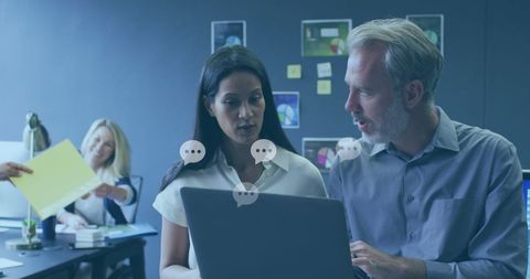 Diverse Business Team Analyzing Data and Collaboration Concepts