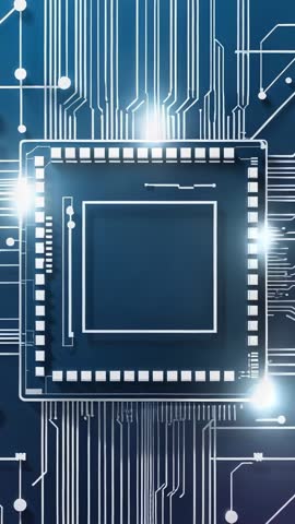 Vertical Tech Pulse Igniting Microchip Nodes and Synchronizing High-Speed Data Flow