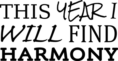 this year i will find harmony transparent text concept - Download Free Stock Videos Pikwizard.com