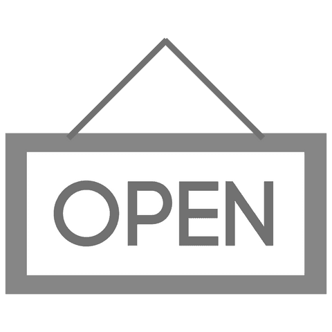 minimalist open sign on transparent background - Download Free Stock Videos Pikwizard.com