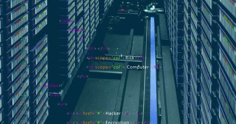 digital data processing in futuristic server room environment - Download Free Stock Images Pikwizard.com