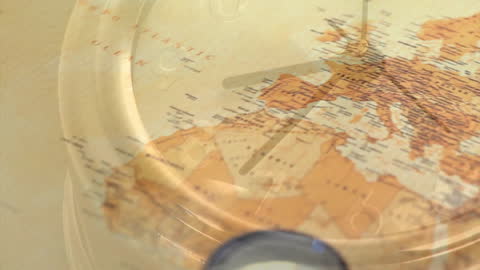 Blending Time and Geography with Clock and World Map