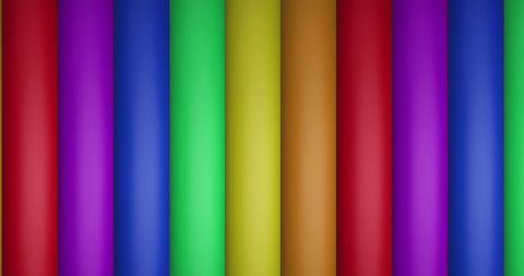 Colorful Vertical Stripes Expressing Diversity and Unity