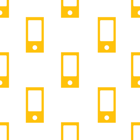 Yellow Smartphones on Transparent Background - Download Free Stock Videos Pikwizard.com