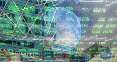 Global Financial and Data Analytics Conceptual Background - Download Free Stock Images Pikwizard.com
