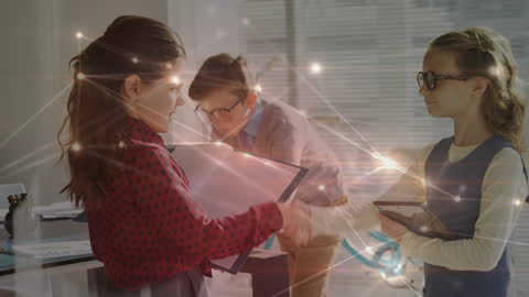 Digital Networking with Young Professionals in Office