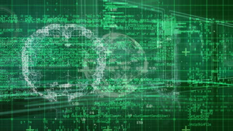 Digital Brain with Data AI Technology Concept