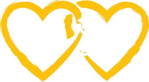 linked yellow hearts on transparent background for love themed designs - Download Free Stock Videos Pikwizard.com