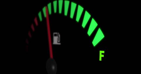 Fuel Gauge Showing Full Tank on Black Background - Download Free Stock Images Pikwizard.com