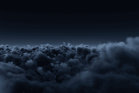 scenic moonlit clouds against transparent dark sky - Download Free Stock Videos Pikwizard.com