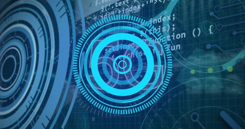 Futuristic Digital Interface with Coding Elements - Download Free Stock Images Pikwizard.com