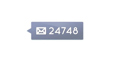 Increasing Message Count on Digital Notification Bar Concept - Download Free Stock Images Pikwizard.com
