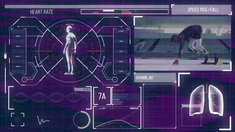 Futuristic Human Performance Monitoring Interface