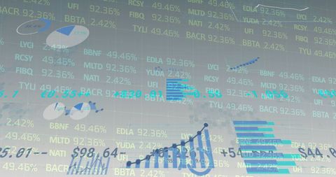 Economic Growth Virtual Data Interface and Analytics Visual - Download Free Stock Images Pikwizard.com
