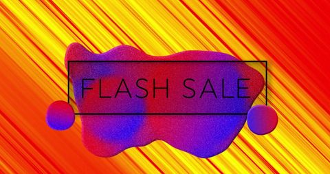 Vibrant Flash Sale Announcement Banner