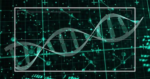 Innovative Scenes of DNA and Digital Data Integration - Download Free Stock Images Pikwizard.com