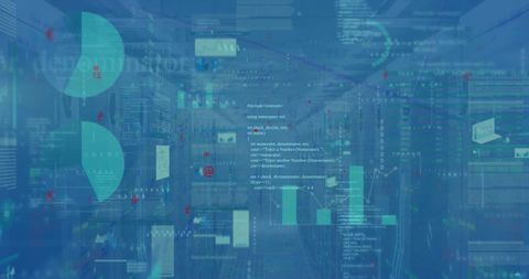 Advanced Digital Interface with Data Visualizations - Download Free Stock Images Pikwizard.com