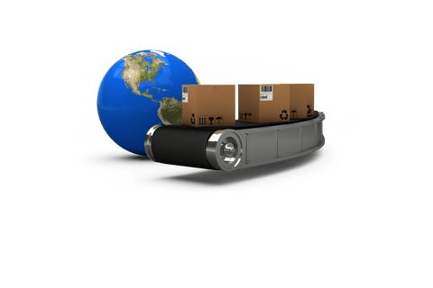 Transparent Global Shipping Icon with Boxes and Earth - Download Free Stock Videos Pikwizard.com