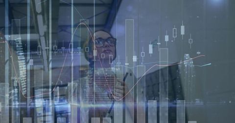 Businesswoman Analyzing Digital Financial Data Findings - Download Free Stock Images Pikwizard.com