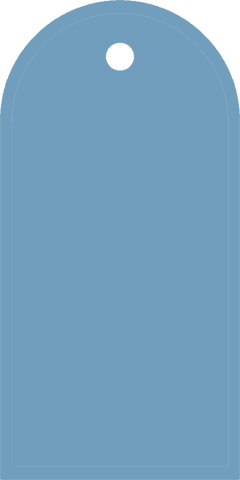 Transparent Blank Tag with Hole in Blue Shade - Download Free Stock Videos Pikwizard.com