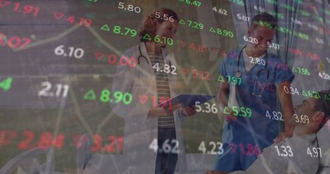 Health and Finance Integration Concept with Medical Team