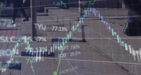 Dynamic Financial Data Grid with Downtrodden Graph