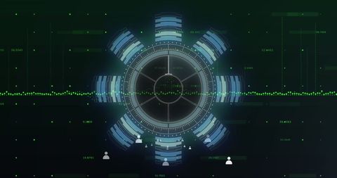 Digital Scope Scan with Global Communication Interface - Download Free Stock Images Pikwizard.com