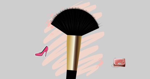 Stylish Fashion Essentials and Makeup Illustration - Download Free Stock Images Pikwizard.com
