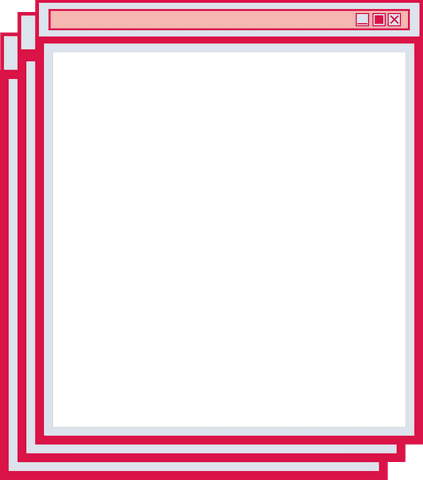 cascading ui windows with transparent background for digital interface design - Download Free Stock Videos Pikwizard.com
