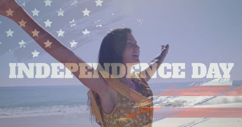 Joyful Independence Day Celebration at the Beach