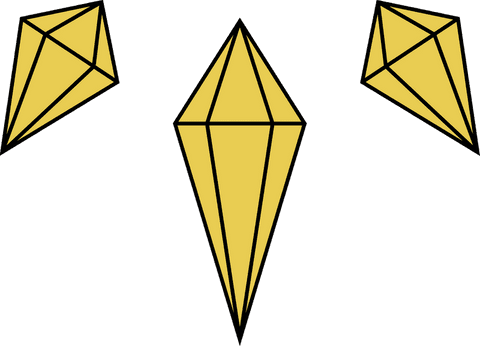 stylized golden crystals with transparent elegance - Download Free Stock Videos Pikwizard.com