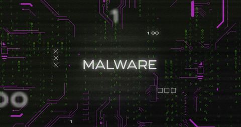 Malware Warning Cybersecurity Concept with Digital Interface - Download Free Stock Images Pikwizard.com