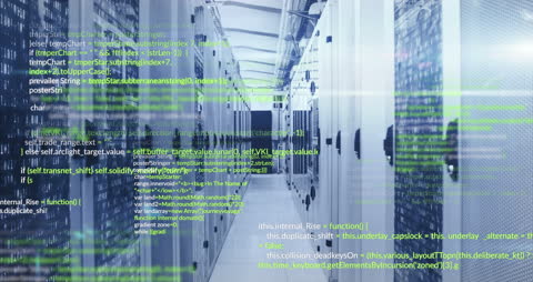 Digital Data Overflow in High-Tech Server Room