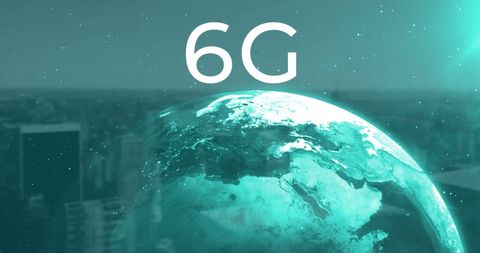 Futuristic 6G Network Digital Globe Concept Illustration - Download Free Stock Images Pikwizard.com