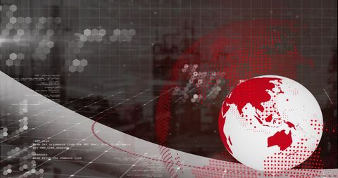 Digital World Technology and Global Business Interface - Download Free Stock Images Pikwizard.com