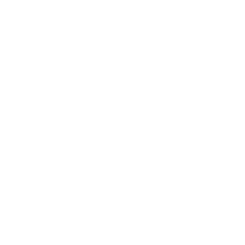 White line art of sacred om symbol on transparent background