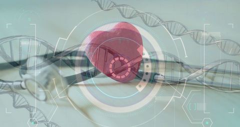 Digital Healthcare Innovation with DNA Analysis - Download Free Stock Images Pikwizard.com