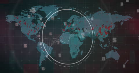 Global Connection with Digital DNA Strand Overlay