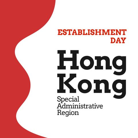 hong kong establishment day celebration concept - Download Free Stock Templates Pikwizard.com