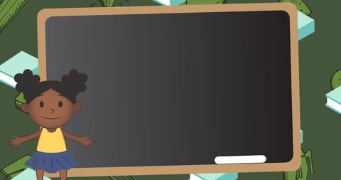 Chalkboard in Classroom with Kids’ Education Elements - Download Free Stock Images Pikwizard.com