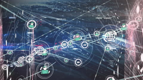 Global Network Connections with Digital Data Elements