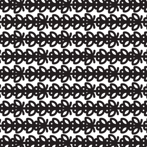 elegant black floral pattern on transparent background - Download Free Stock Videos Pikwizard.com