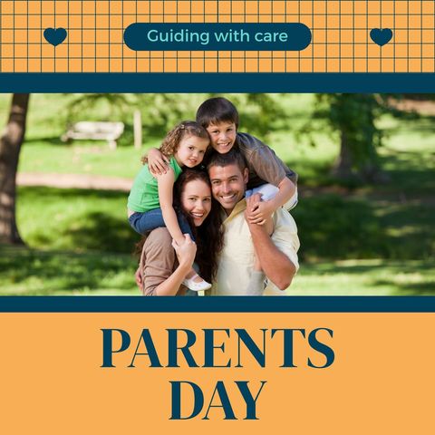 happy parents' day celebrating family bonding outdoors - Download Free Stock Templates Pikwizard.com