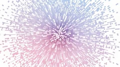 Abstract Geometric Prism Burst in Pastel Hues