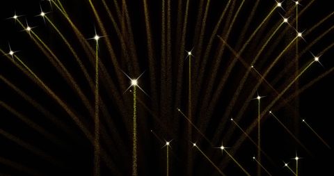 Glowing Fireworks Streaks Against Night Sky - Download Free Stock Images Pikwizard.com