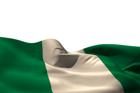 Waving Nigerian Flag on Transparent Background - Download Free Stock Videos Pikwizard.com