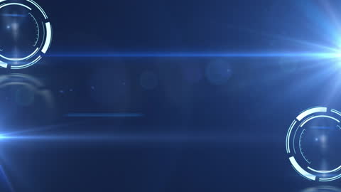 Digital Interface Animation with Futuristic Elements