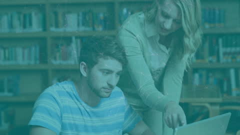 Student Collaboration with Digital Technology in Library Environment