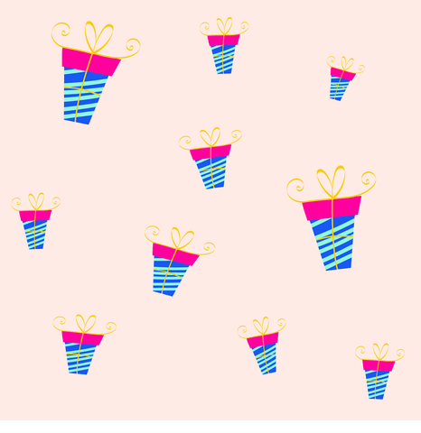 Colorful Gift Boxes with Gold Ribbon on Transparent Background