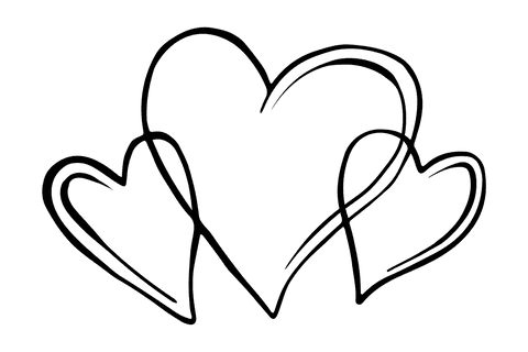 Black Heart Icons with Transparent Background - Download Free Stock Videos Pikwizard.com